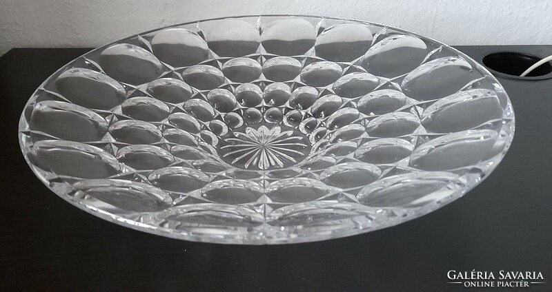 ﻿﻿Vintage glass serving rudolf schrötter 35 cm