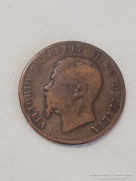 Olaszország 1867. II. Viktor Emánuel, 10 centesimi