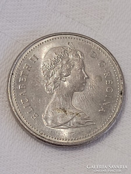 1986 CANADA 5 cent érme