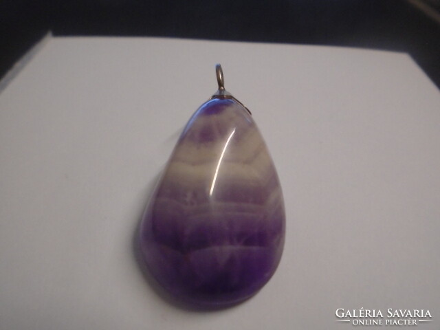 Cabochon-shaped larimar mineral pendant with beautiful colors, more beautiful than in the photos, 38 ct