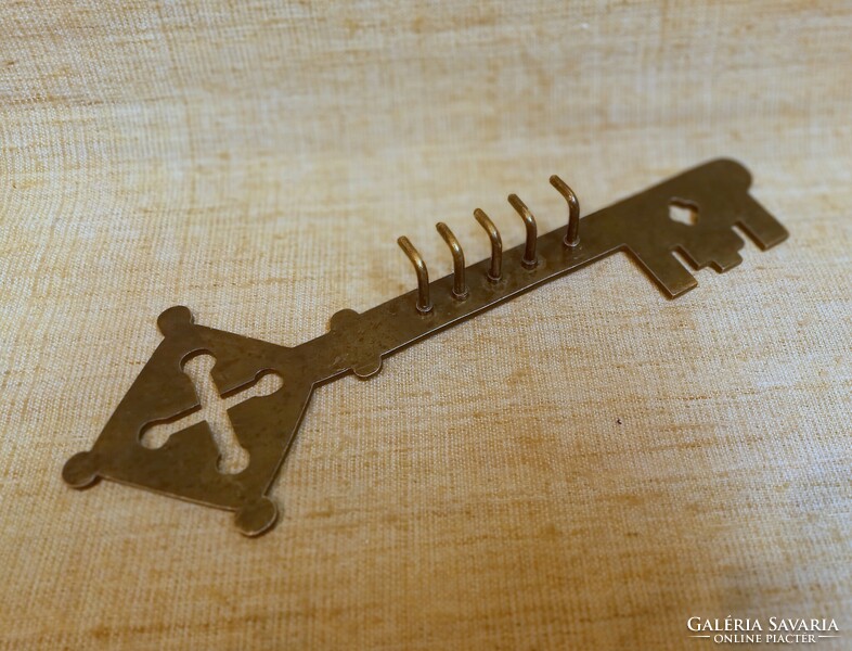 Copper keychain