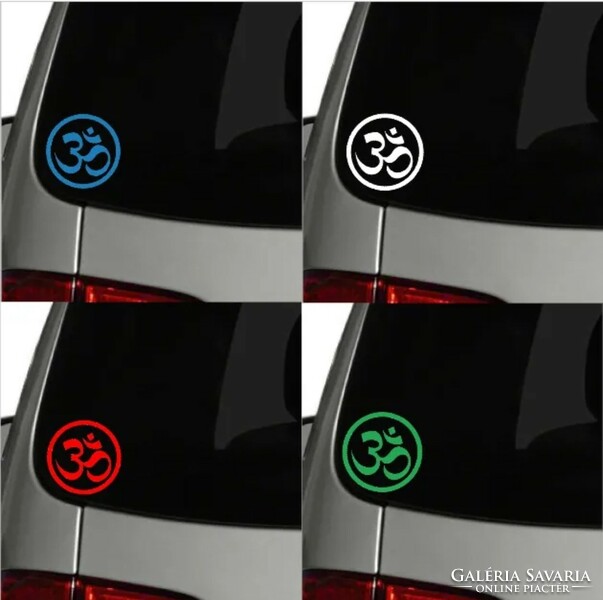 Ohm car windshield sticker