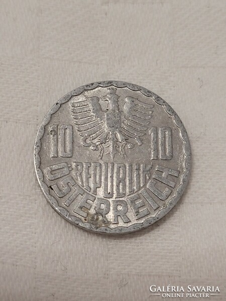 1972. osztrák, 10 groschen