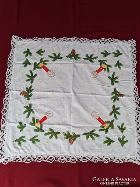 Beautiful embroidered tablecloth tablecloth Christmas Christmas holiday