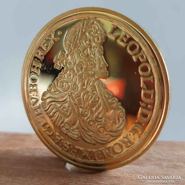 Replica of the tenfold gold ducat of Lipót I