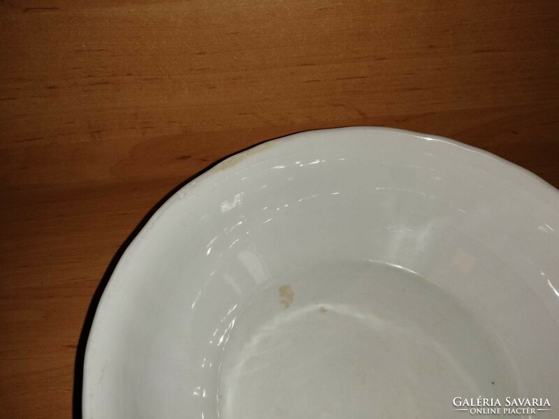 Antique Zsolnay porcelain coma bowl, scone bowl 22 cm (z)