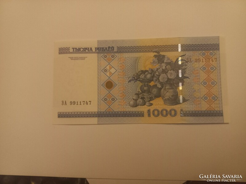 2000. 1000 Rubel Belorusszia