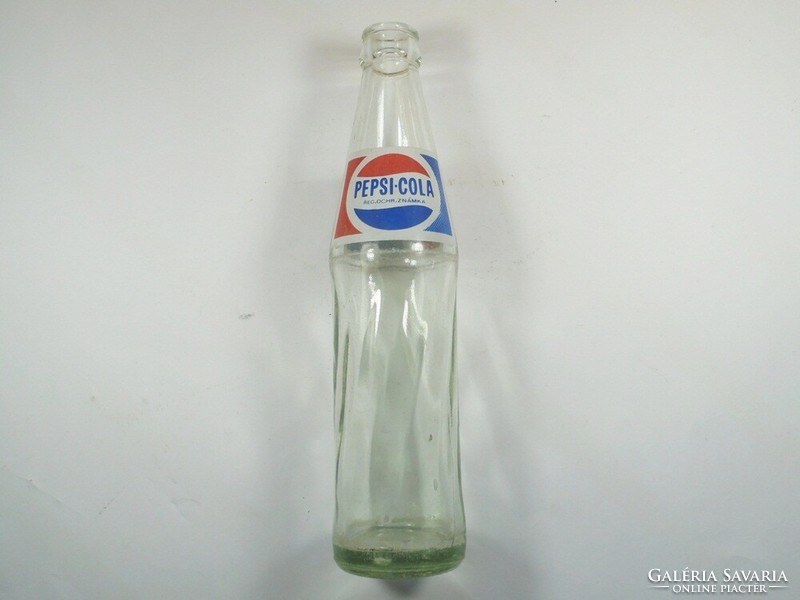 Retro Régi Pepsi Cola üveg palack - Szlovák-Csehszlovák - 0,2 liter kb. 1970-es évek