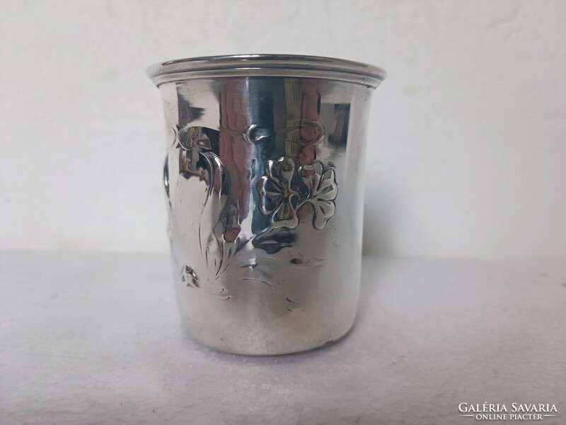 Art Nouveau silver baptismal cup bachruch antal pest