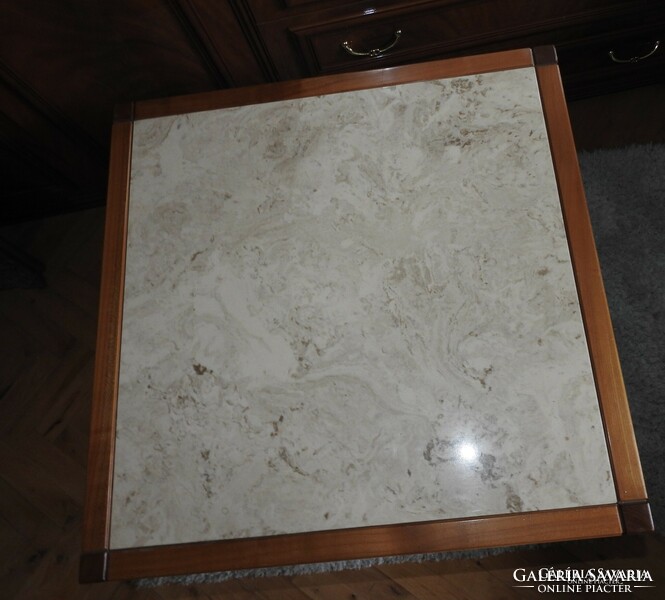 Marble table - coffee table with marble / granite insert