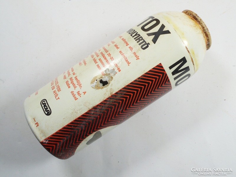 Retro régi Molytox rovarirtószer rovarirtó spray flakon -Caola- 1970-es évek