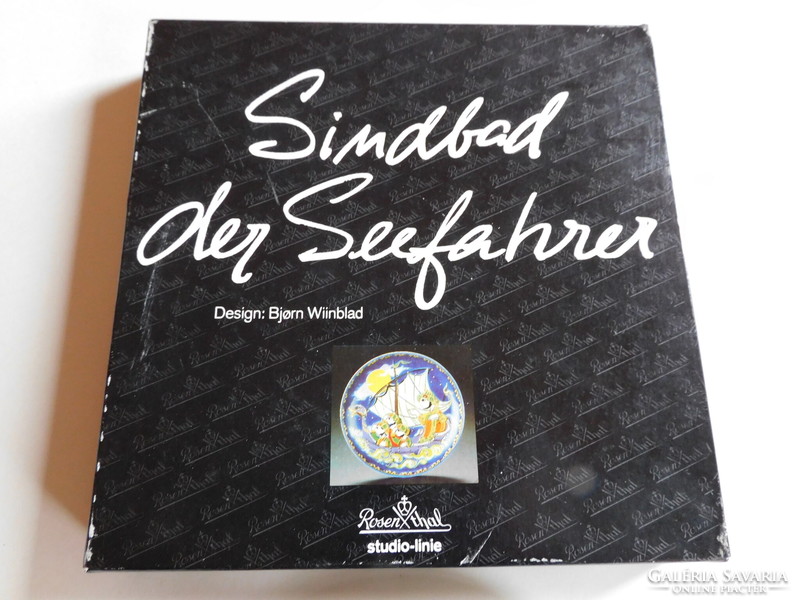 Rosenthal studio line - björn wiinblad - Sindbad - decorative plate 16 cm