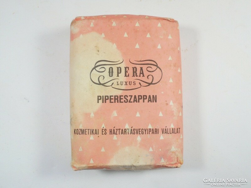Retro régi  Opera luxus szappan pipereszappan - KHV gyártó -Kozmetikai és Háztartás 1980-as évekből