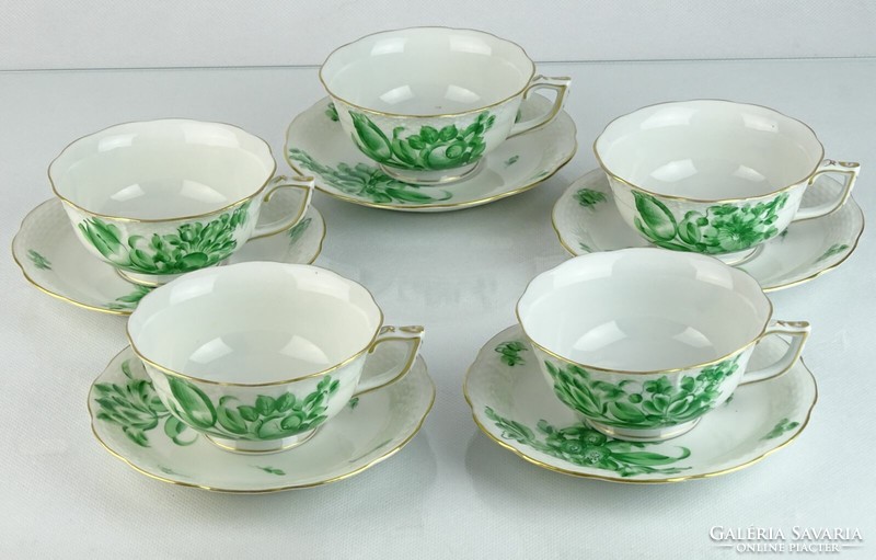 0K845 old Herend porcelain tea set 1943