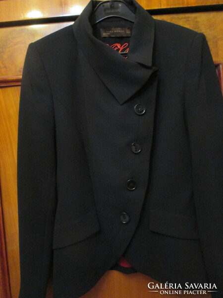 Nagyon elegáns, új, fekete zsorzsett Zara blézer. 40-es méret