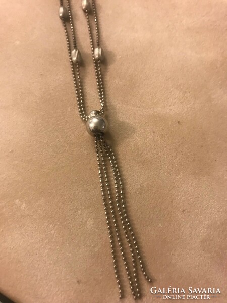 Új! ezüst ékszer! 925-ös,jelzett ezüst különleges nyaklánc.50 cm hosszú