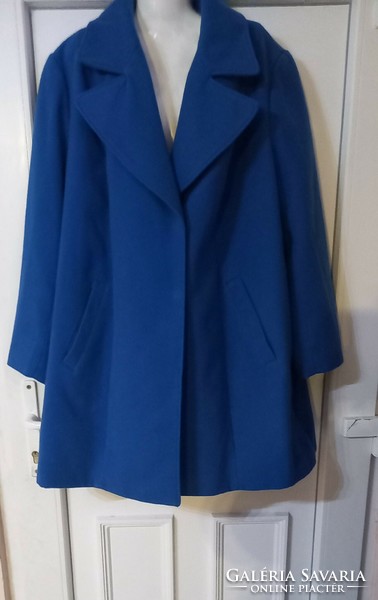 Ulla popken large women's jacket in blue color