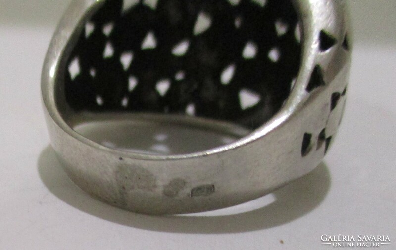 Szépséges magyar   kézműves ezüstgyűrű
