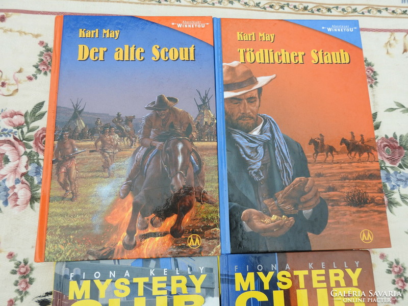 MYSTERY CLUB és KARL MAY regények német nyelven