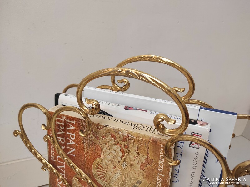 Antique newspaper holder brass book newspaper holder 420 6273