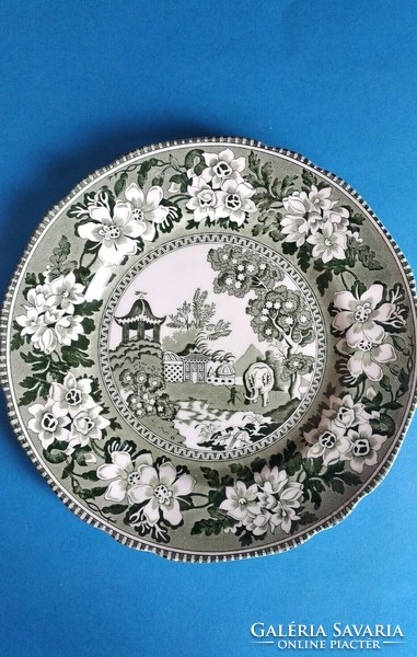 Angol Oriental Garden Royal Staffordshire porcelán falidísz dísztányér