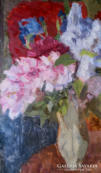 Fk/339 - Brigitta Vidéky (né Iván szilad) – flowers