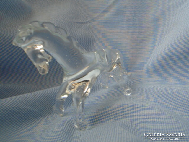 French Lalique? Crystal glass foal
