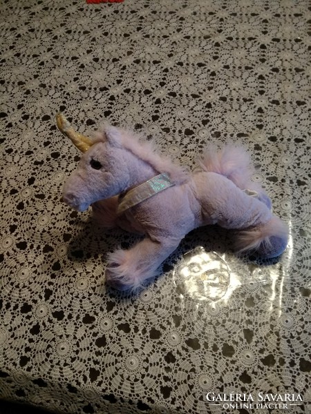 Plush unicorn, one-horned horse, negotiable
