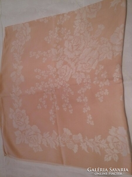Silk damask tablecloth 130x120 cm x