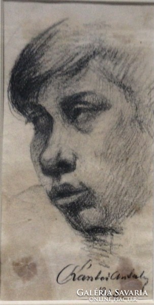 Portrait of Béla Abáti Abrakovics. Nagybánya 1923