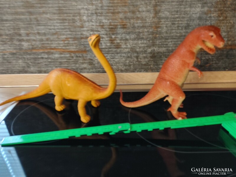 Toy plastic dino animals