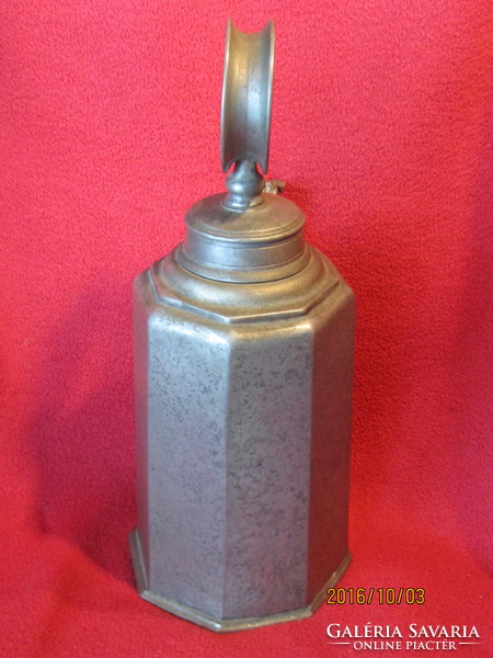 Antique pewter pouring jug