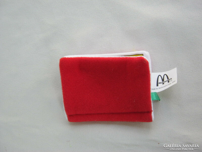 McDonald's -  Hupikék törpikék játék textil könyvecske