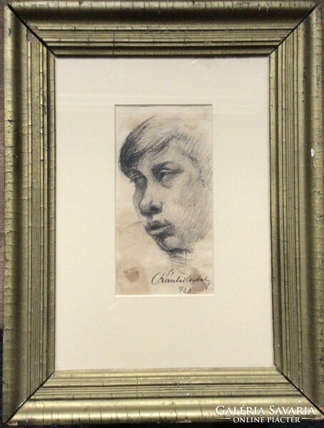 Apáti Abrakovics Béla portré.Nagybánya 1923