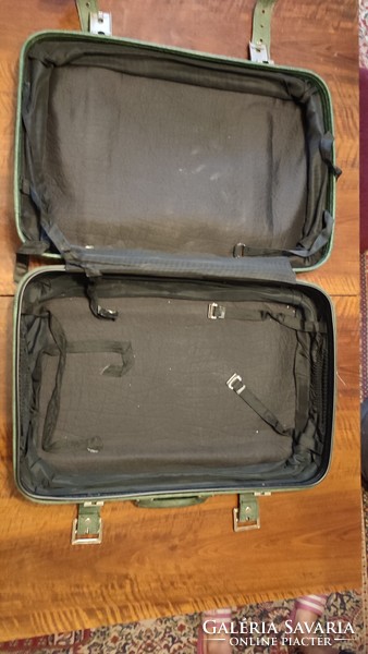 Retro utazó bőrönd bőr 2db
