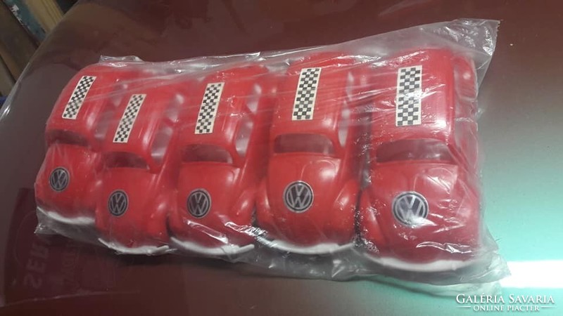 VW Beetle, retro toy cars, in original packaging