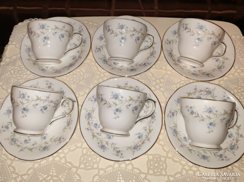 English teacups, 6 pcs