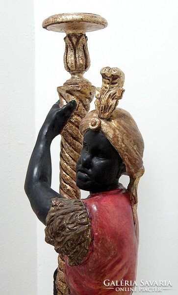 The Venetian Moor, carved wooden statue