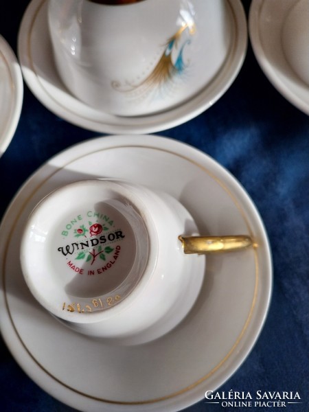 English Windsor porcelain coffee set