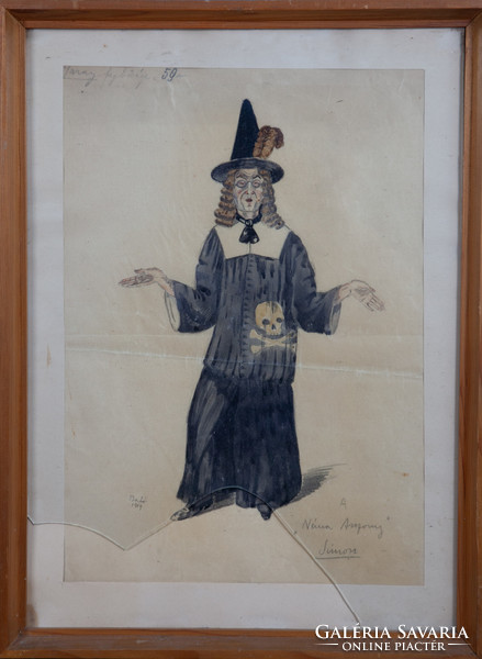 József Bató 1888 - 1966 costume design for the 