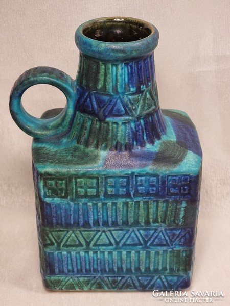 BAY Keramik - 7117 West Germany kerámia váza, 1960-70-es évek / retro stílus.