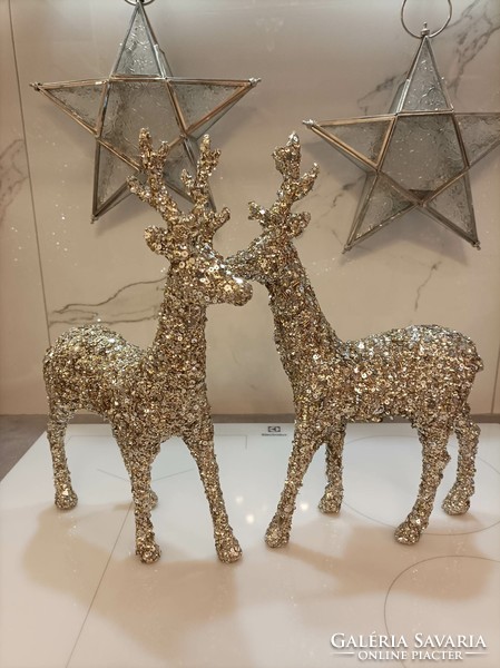 Christmas glitter deer