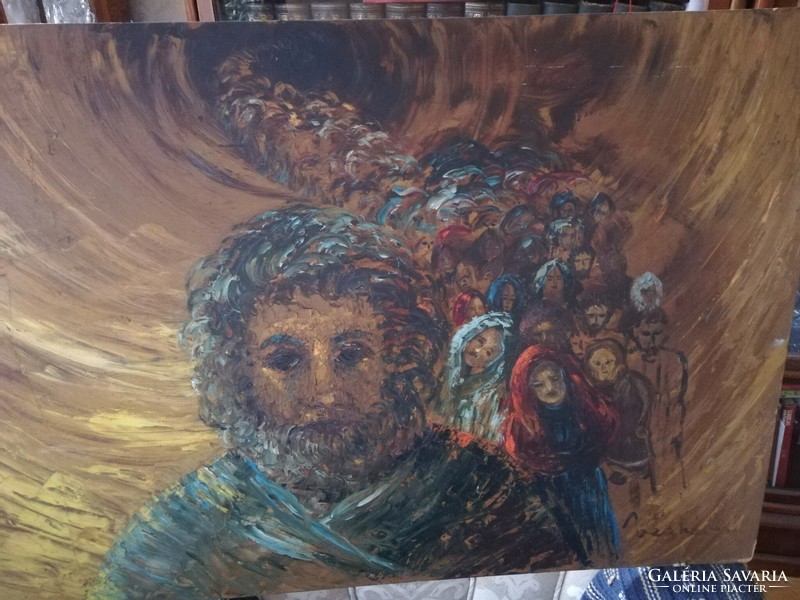 Olaj farost festmény, Átkelés a Vörös tengeren