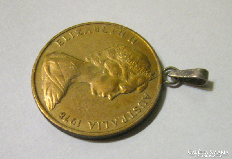 Ausztrália -  20 cent, 1978 - II. Erzsébet királynő  - érmemedál