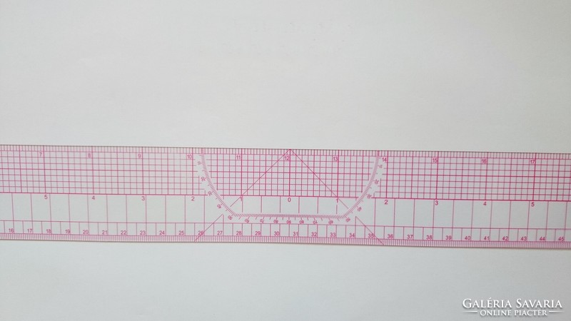 Extra hosszú egyenes vonalzó 60 cm szabásvarrás