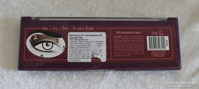 XXLglam Rossmannban vásárolt selyemfényű nagy szemhéjpúder