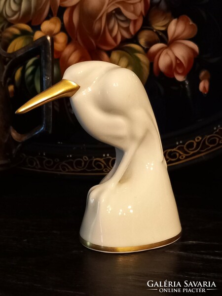 Art deco drasche porcelain bird