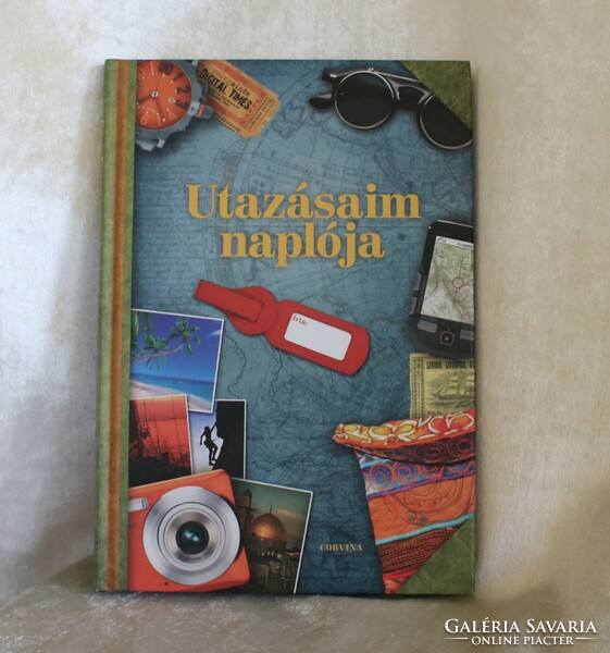 Utazásaim naplója kitöltős könyv ,utazni szeretőnek