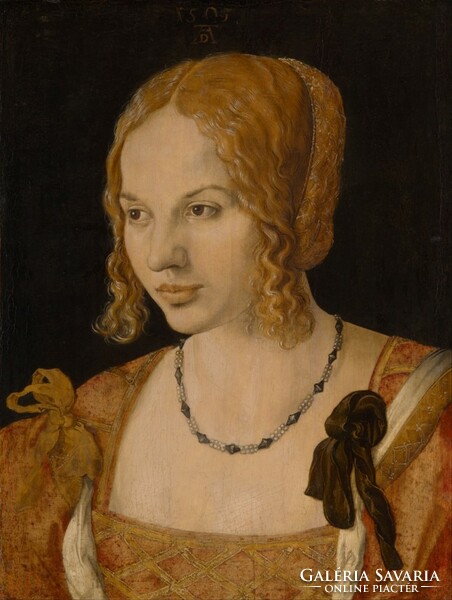 Dürer - Velencei lány portréja - vászon reprint