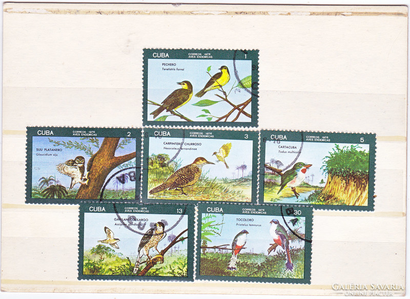 Complete set of Cuba commemorative stamps 1976